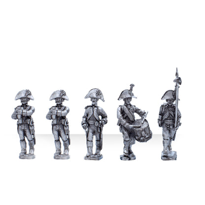 Black Powder: British - British Musketeers Marching - Regiment
