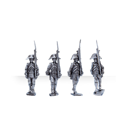 Black Powder: British - British Musketeers Marching - Regiment