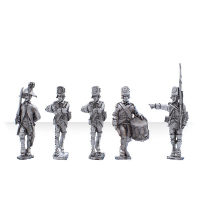 Black Powder: Austrian Musketeers Marching - Regiment