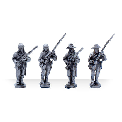 Black Powder: Vendean Musketeers Marching - Regiment