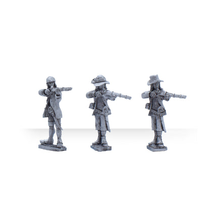 Black Powder: Vendean Musketeer Firing Line - Regiment