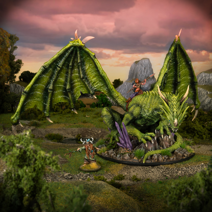 Warlords of Erehwon: Argloth Rivelwyr Destroyer of Empires - Fantasy Dragon