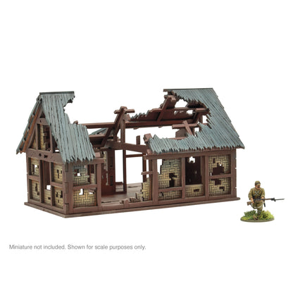 Bolt Action: Pacific Theatre L shaped building ruins