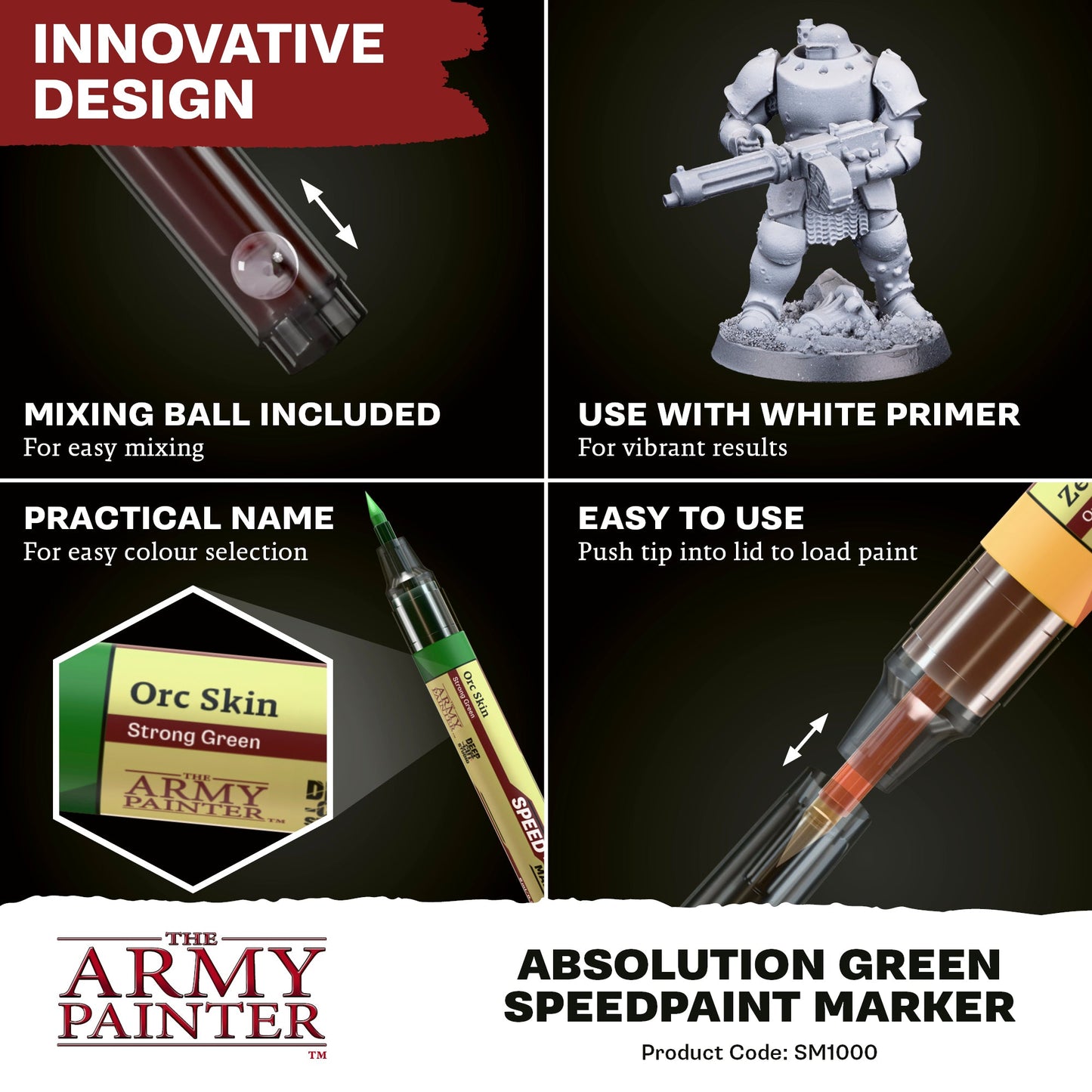 The Army Painter: Speedpaint Marker - Absolution Green