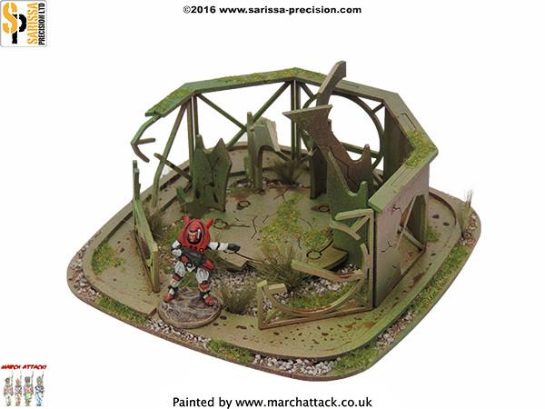 Gates of Antares: Ruined Stanchion Building Set