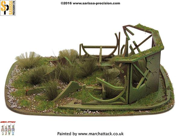 Gates of Antares: Ruined Stanchion Building Set