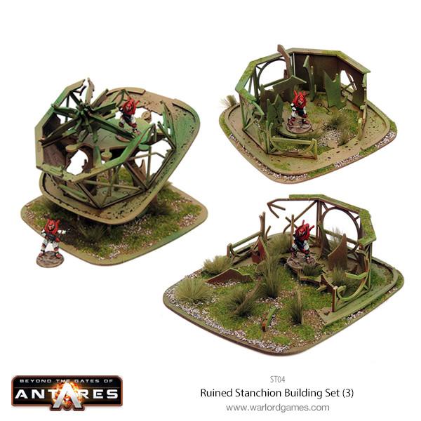 Gates of Antares: Ruined Stanchion Building Set
