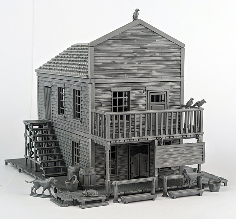 Dead Man's Hand - Aces & Eights Saloon (Two Storey Plastic Building)