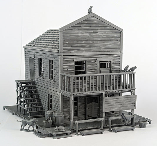 Dead Man's Hand - Aces & Eights Saloon (Two Storey Plastic Building)