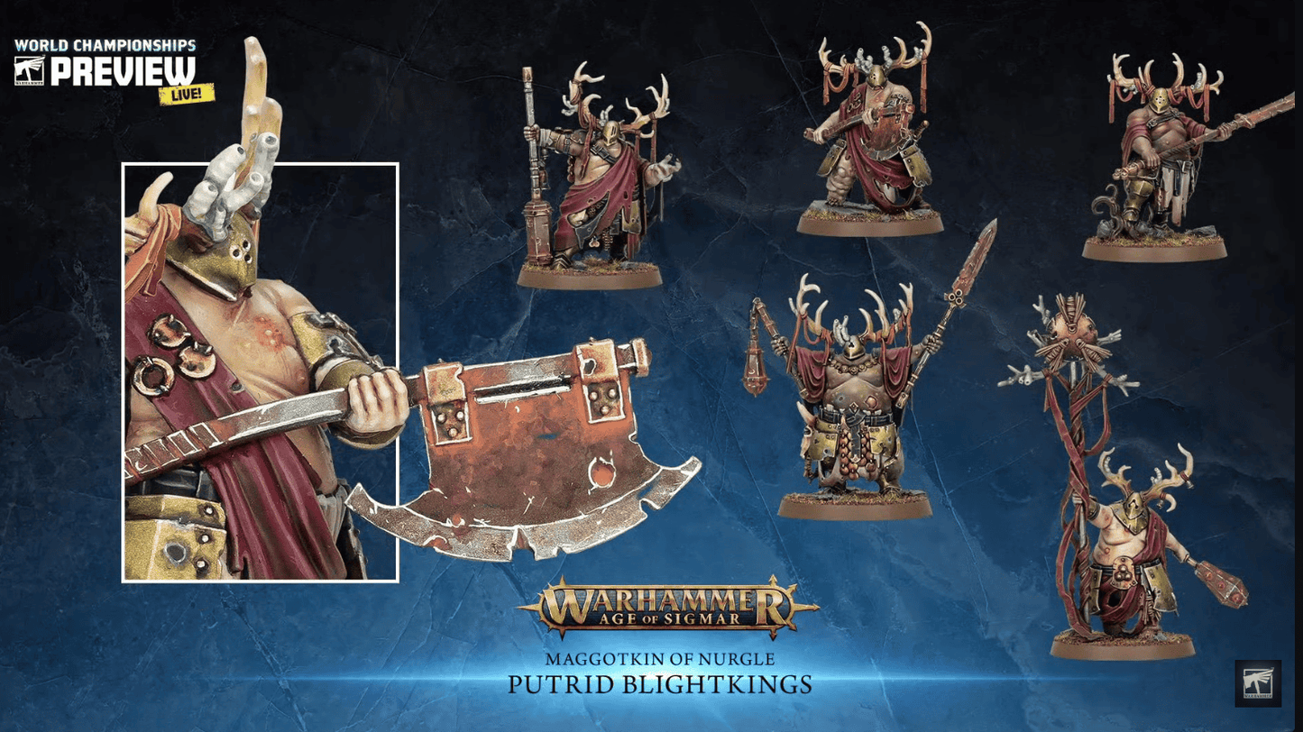 MAGGOTKIN OF NURGLE: PUTRID BLIGHTKINGS