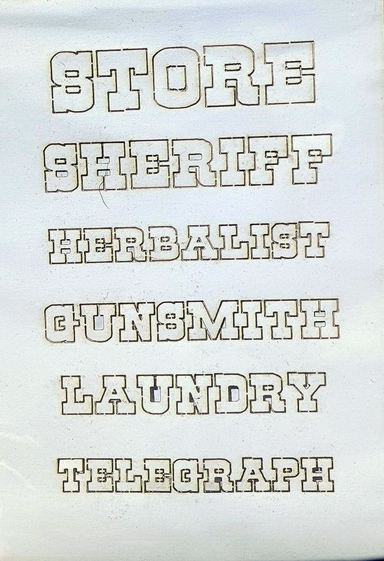 Dead Man's Hand - Business Sign Set for Buildings