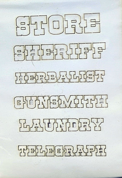 Dead Man's Hand - Business Sign Set for Buildings