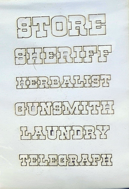 Dead Man's Hand - Business Sign Set for Buildings