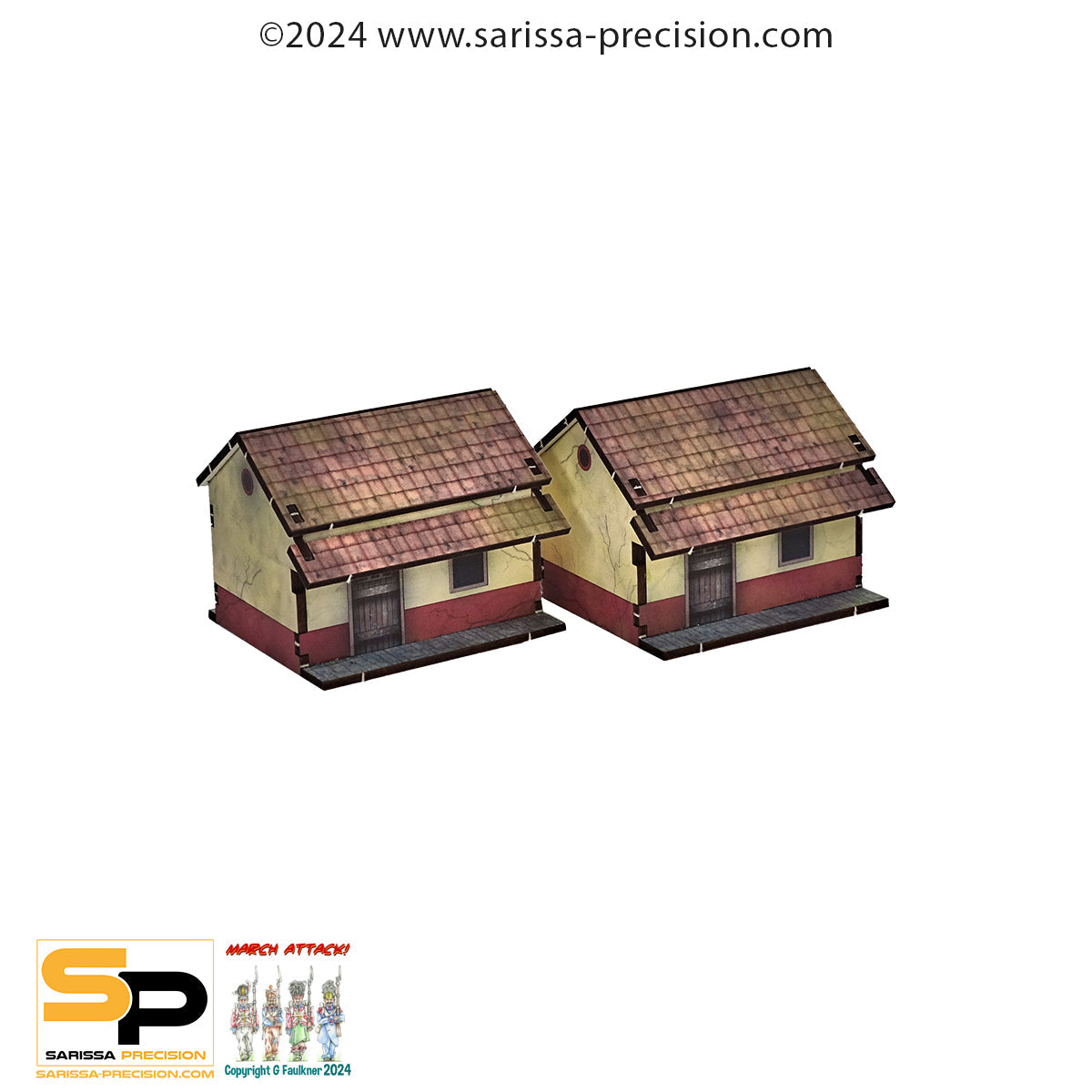 Epic Battles: Hail Caesar - 15mm Rome Barracks (x2)