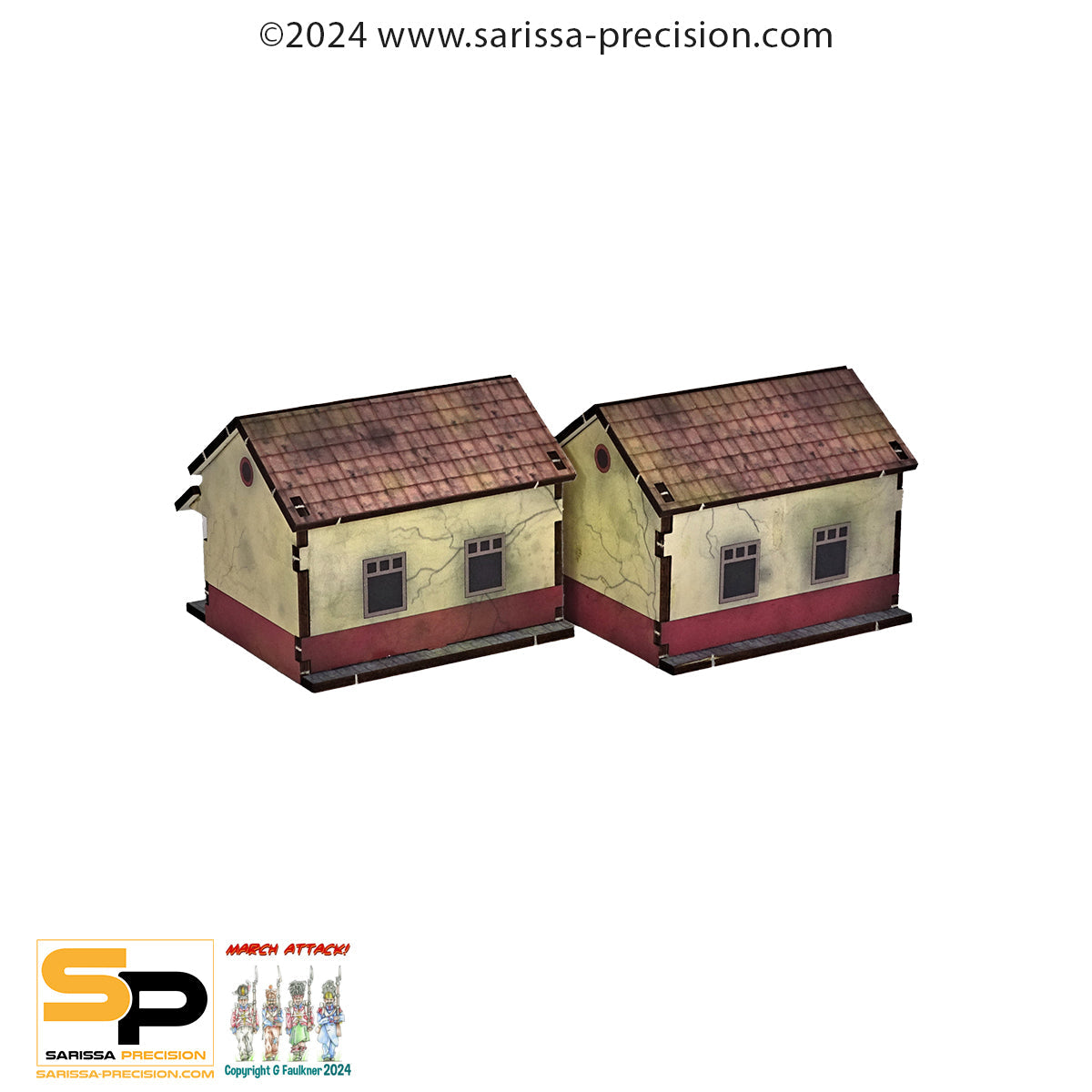 Epic Battles: Hail Caesar - 15mm Rome Barracks (x2)