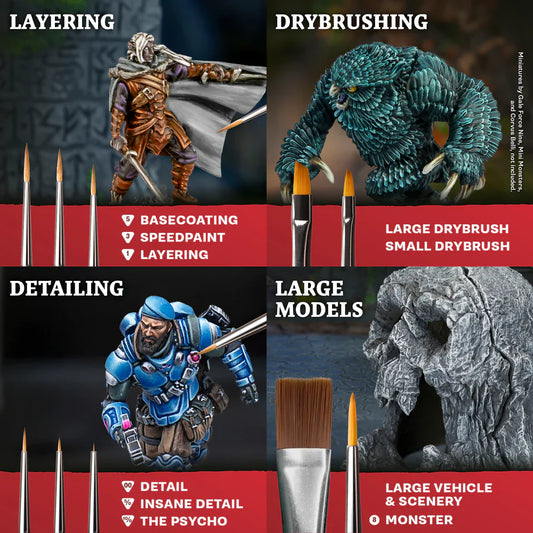 The Army Painter: Mega Brush Set