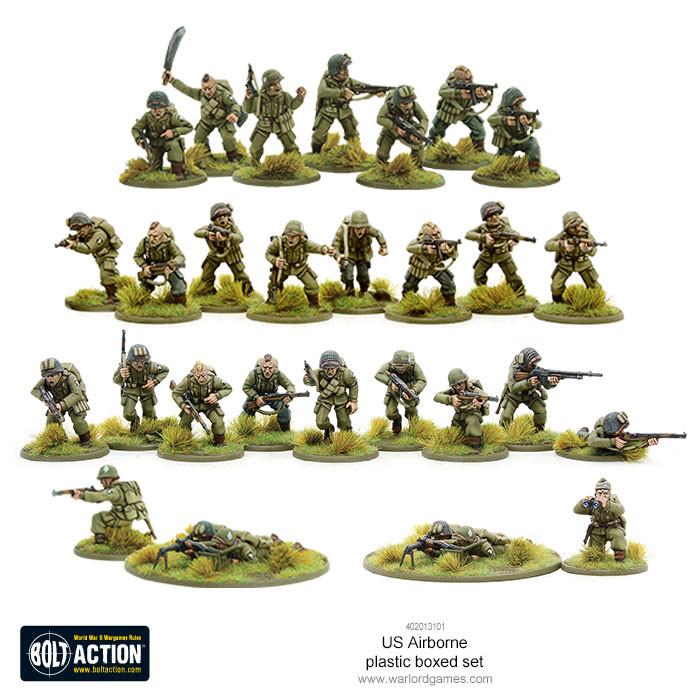 Bolt Action: USA - US Airborne plastic boxed set