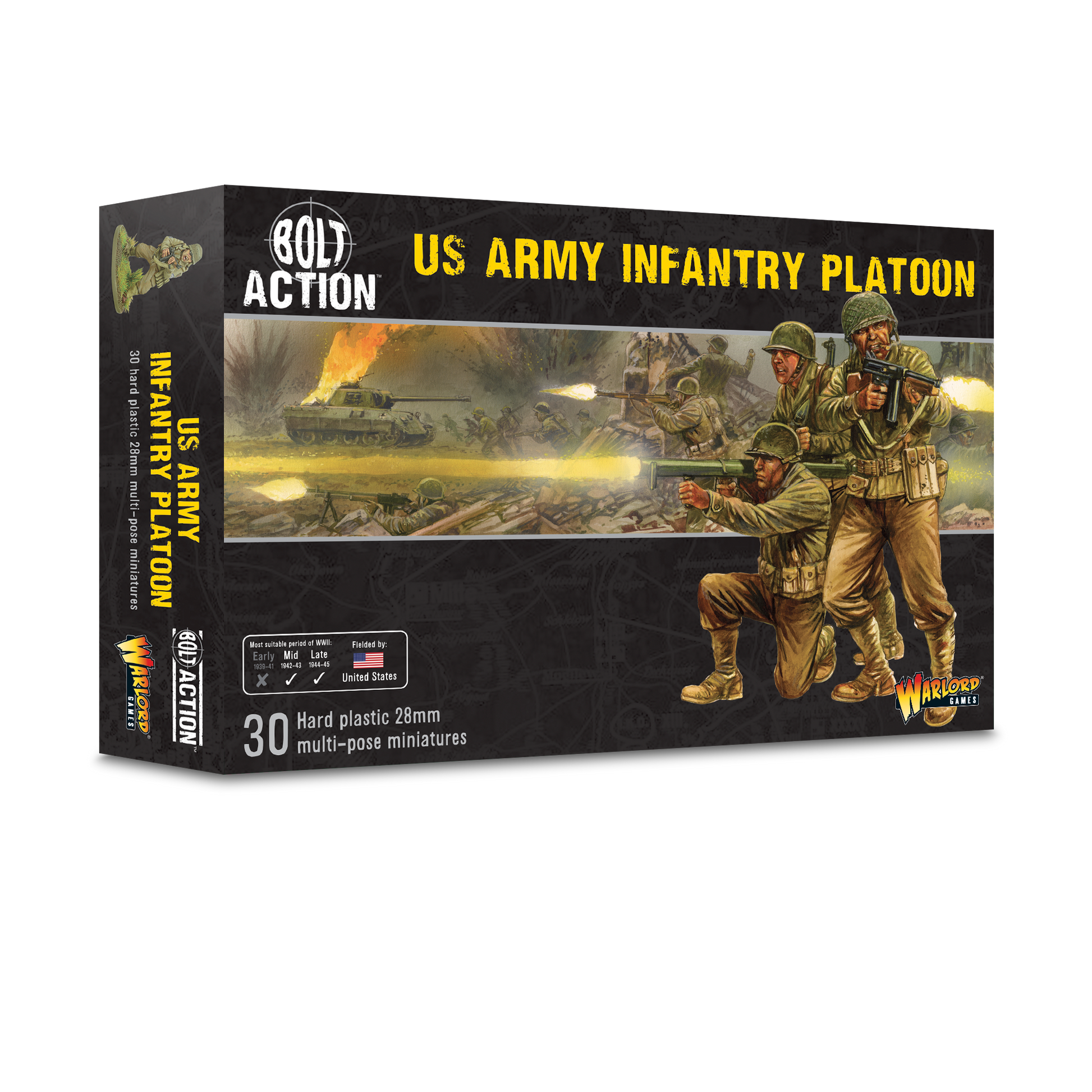 Bolt Action: USA - US Infantry Platoon - WWII American GIs