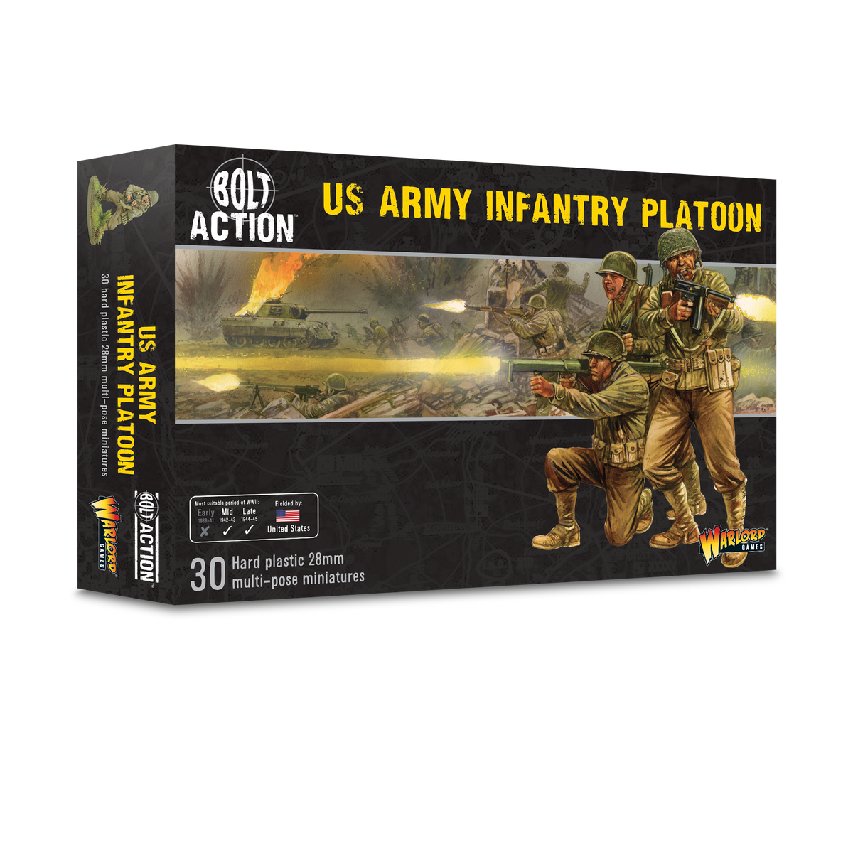 Bolt Action: USA - US Infantry Platoon - WWII American GIs