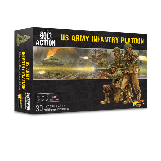 Bolt Action: USA - US Infantry Platoon - WWII American GIs