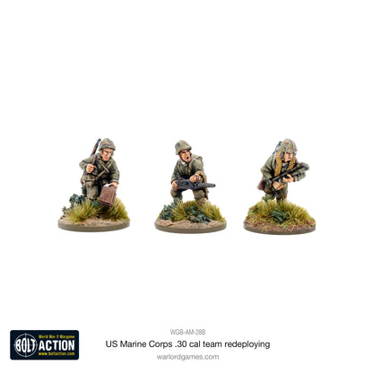 Bolt Action: USA - USMC 30 Cal MMG team redeploying