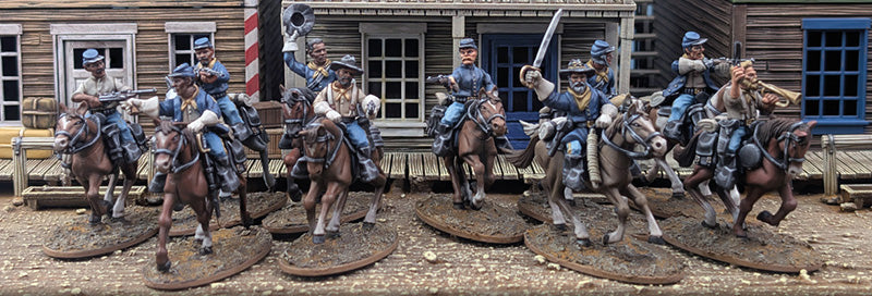 Dead Man’s Hand Plastic Mounted US Cavalry (& Buffalo Soldiers)