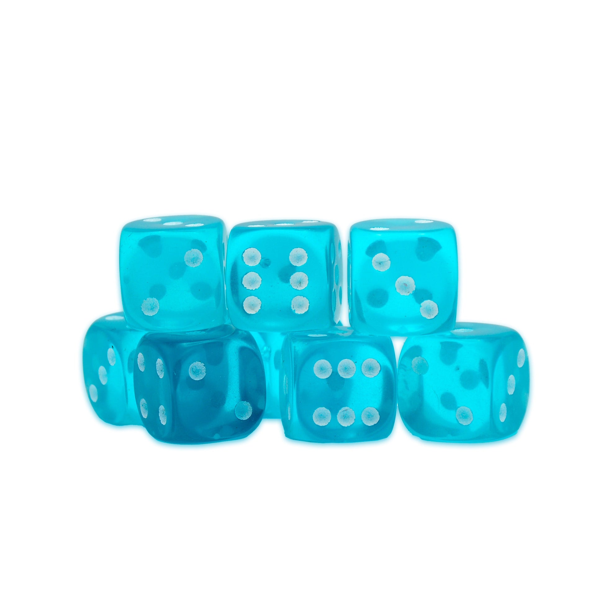 Black Seas: Blue Topaz D6 Dice