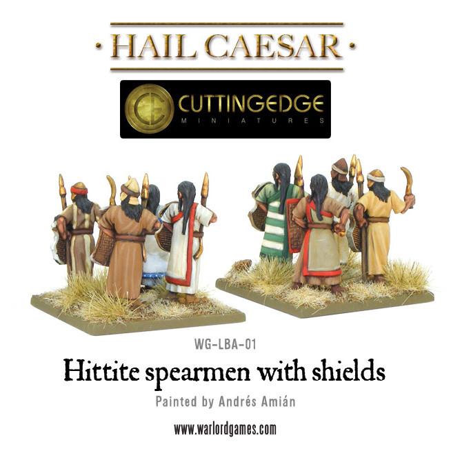 Hail Caesar: Early/Middle Bronze Age - Hittite Spearmen with shields