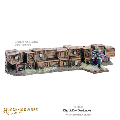 Black Powder: Anglo-Zulu War  Biscuit Box barricade set