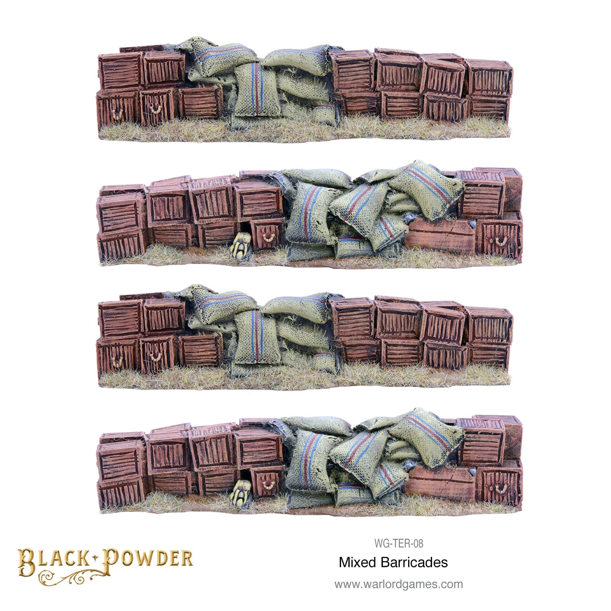 Black Powder: Anglo-Zulu War  Mixed Barricade set