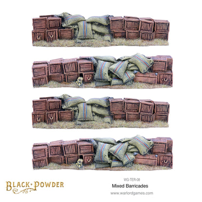 Black Powder: Anglo-Zulu War  Mixed Barricade set