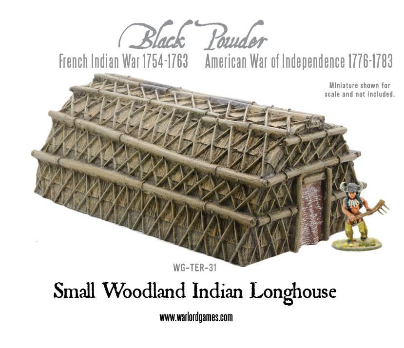 Black Powder: Small Woodland Indian Longhouse