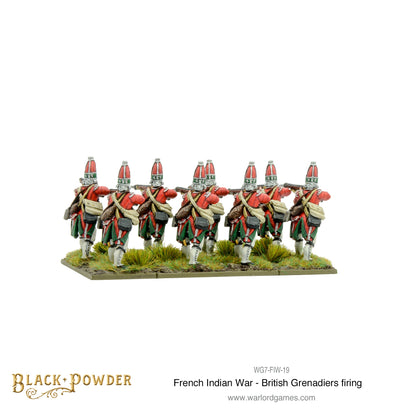 Black Powder: FIW British Grenadiers firing