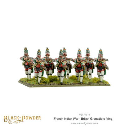 Black Powder: FIW British Grenadiers firing