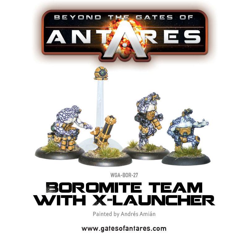 Gates of Antares: Boromite - Boromite team with X-Launcher