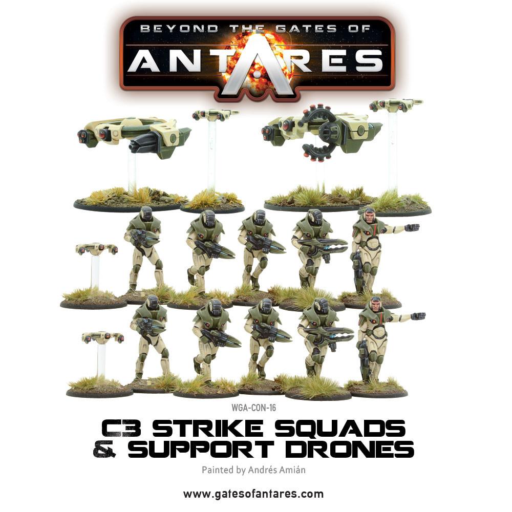 Gates of Antares: Concord - Concord Strike Squad & Support Drones