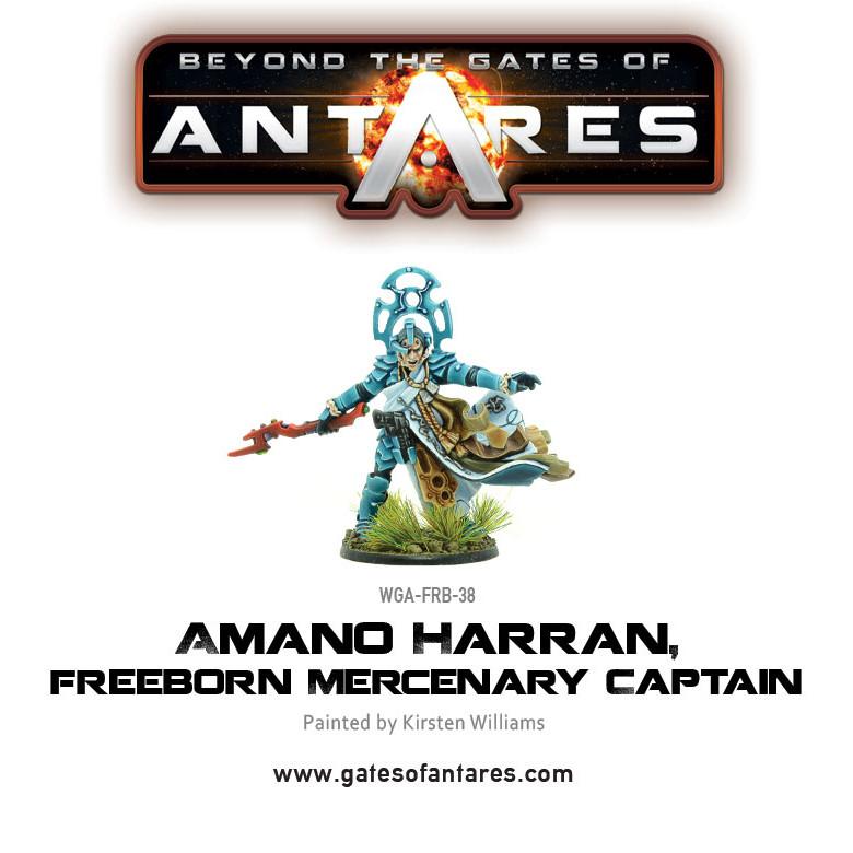 Gates of Antares: Freeborn - Amano Harran, Freeborn Mercenary Captain