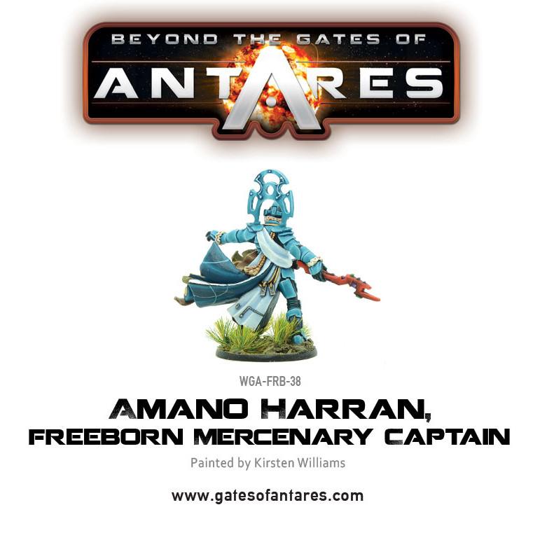 Gates of Antares: Freeborn - Amano Harran, Freeborn Mercenary Captain