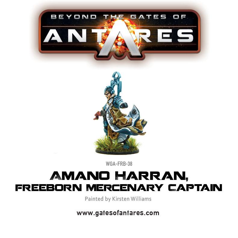 Gates of Antares: Freeborn - Amano Harran, Freeborn Mercenary Captain