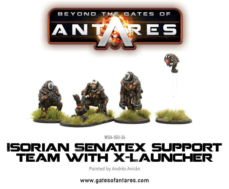 Gates of Antares: Isorian - Isorian Senatex support team with X-Launcher