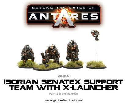 Gates of Antares: Isorian - Isorian Senatex support team with X-Launcher