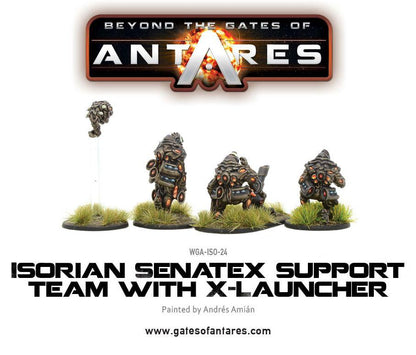 Gates of Antares: Isorian - Isorian Senatex support team with X-Launcher