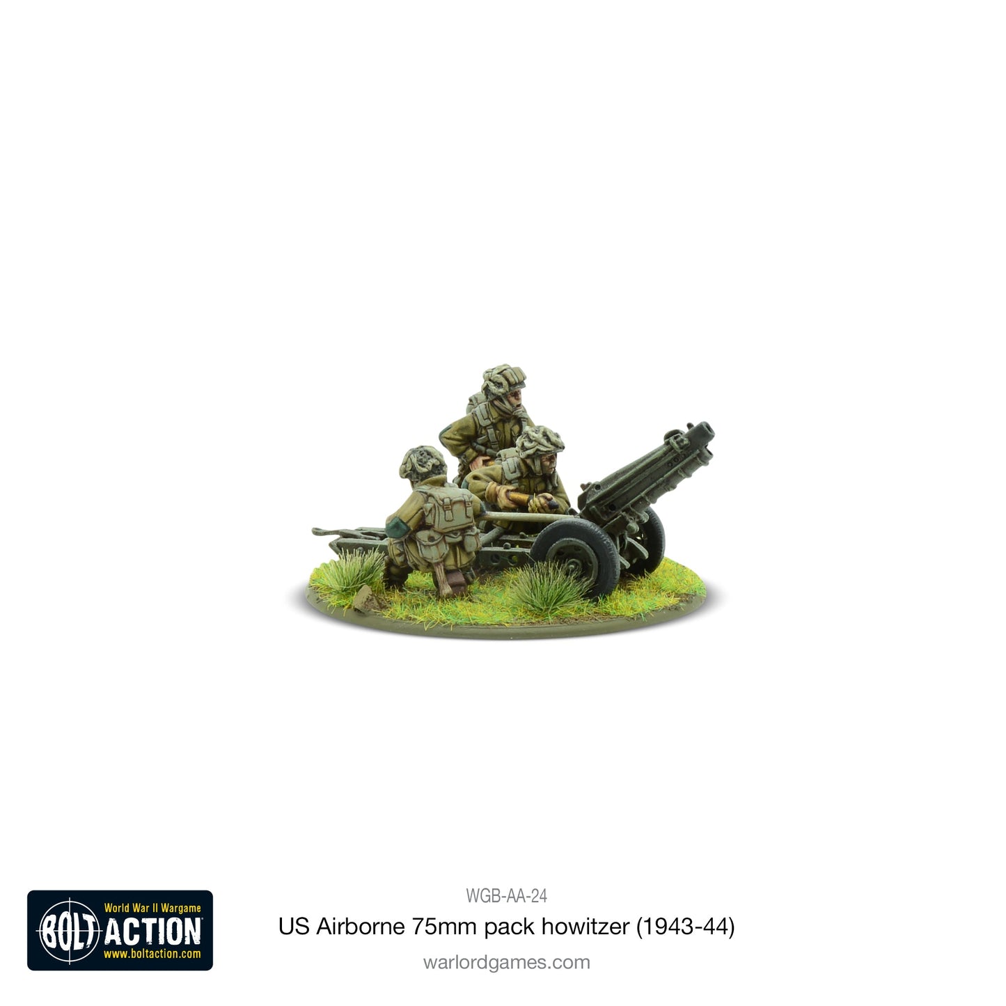 Bolt Action: USA - US Airborne 75mm pack howitzer light artillery