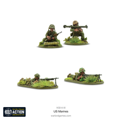 Bolt Action: USA - US Marines Platoon plastic box set