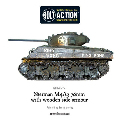 Achtung Panzer!: US Tanks - Sherman M4A3 (76mm) with wooden armour