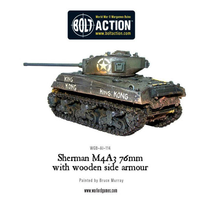 Achtung Panzer!: US Tanks - Sherman M4A3 (76mm) with wooden armour
