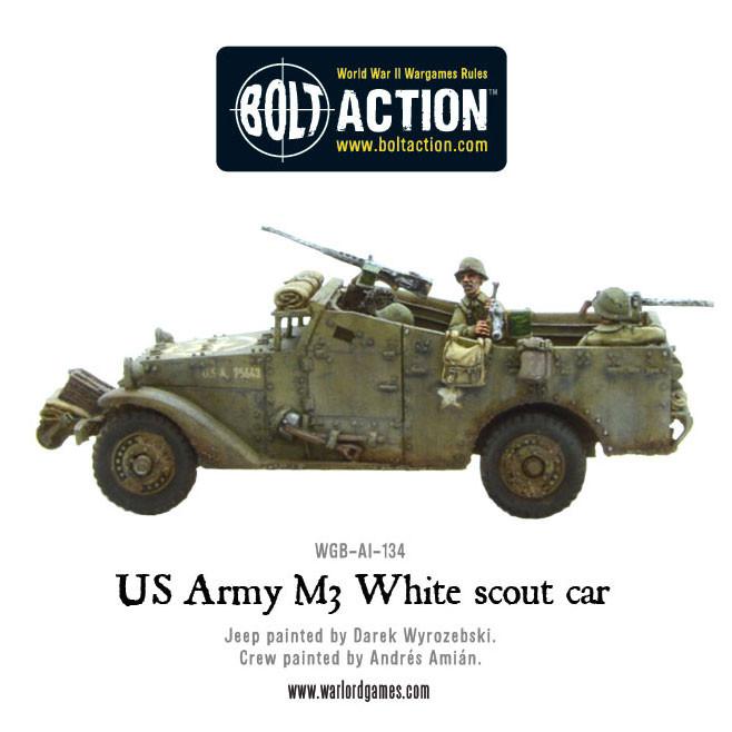 Bolt Action: USA - US Army M3 White scout car