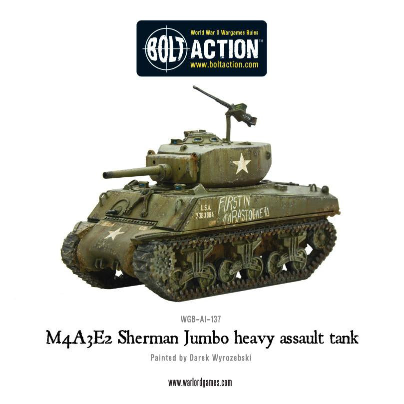Achtung Panzer!: US Tanks - M4A3E2 Sherman Jumbo heavy assault tank