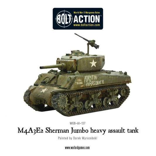 Achtung Panzer!: US Tanks - M4A3E2 Sherman Jumbo heavy assault tank