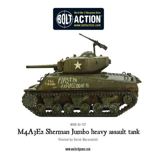 Achtung Panzer!: US Tanks - M4A3E2 Sherman Jumbo heavy assault tank